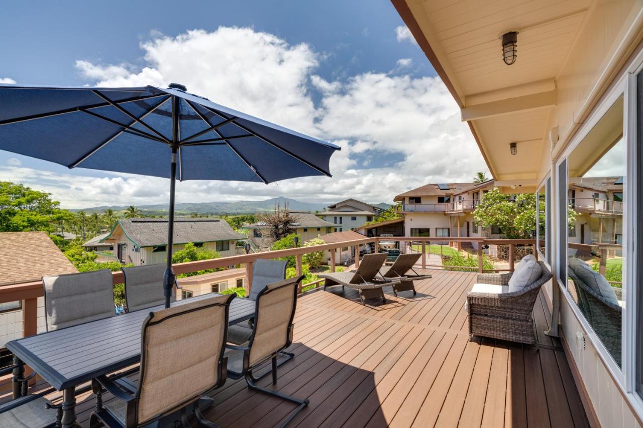 Updated Poipu Home Large Deck With Scenic View Koloa Exteriör bild